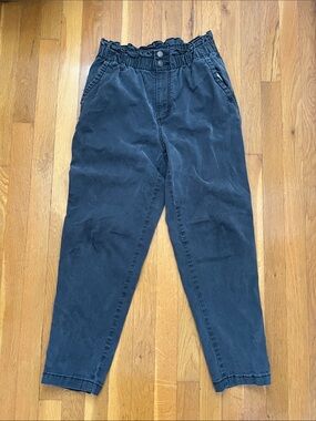 High-Rise Paperbag Waist Pants